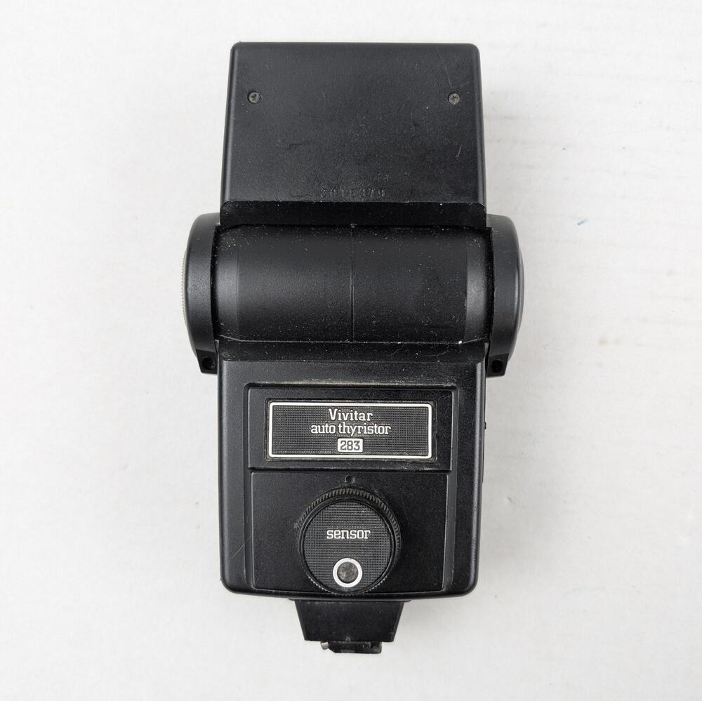 Vivitar 283 Auto Thyristor Flash Untested Broken Shoe Parts Repair